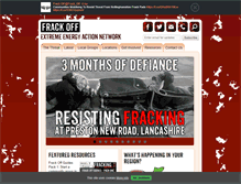 Tablet Screenshot of frack-off.org.uk